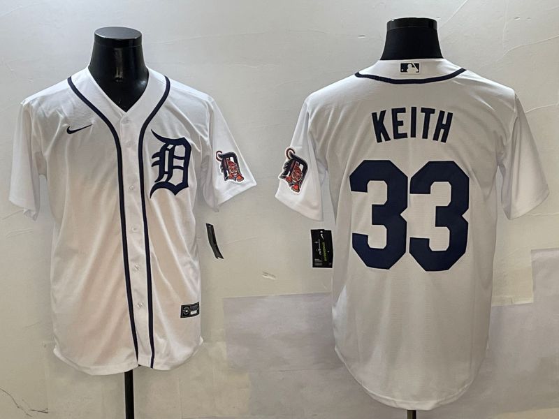 Men Detroit Tigers #33 Keith White Game 2025 Nike MLB Jersey style 1->detroit tigers->MLB Jersey